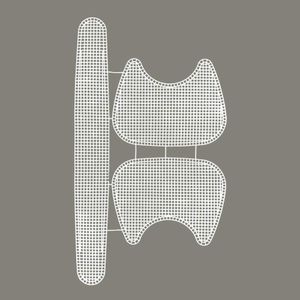 Tela Plastica para Bolsa 51,4x29,5cm 22 Luli