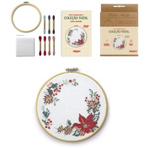 Kit Bordado Colecao Natal Circulo
