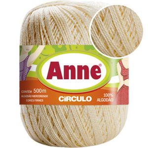 Linha de Croche Anne Circulo Novelo com 500 Metros